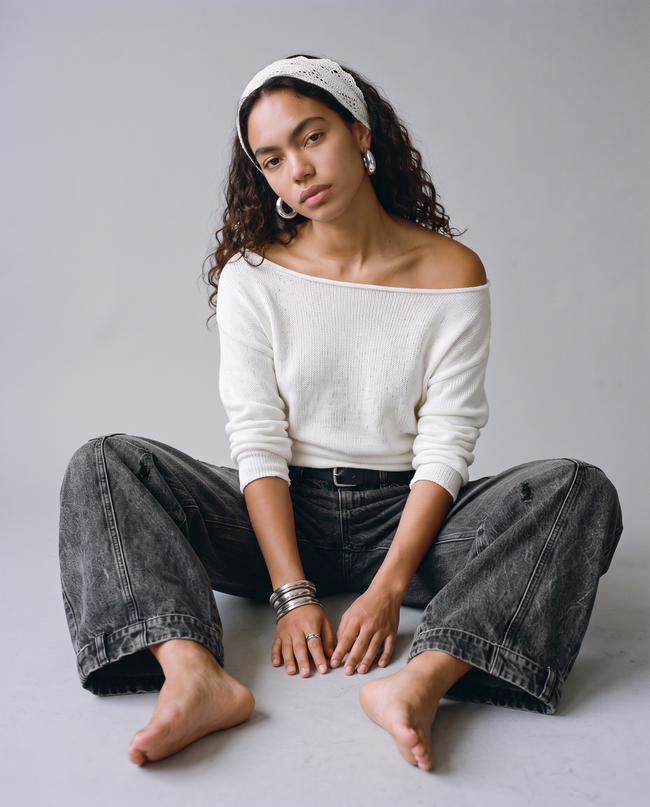 Octavia Denim Barrel Jeans