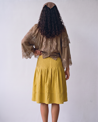 Beatrix Pintuck Balloon Skirt