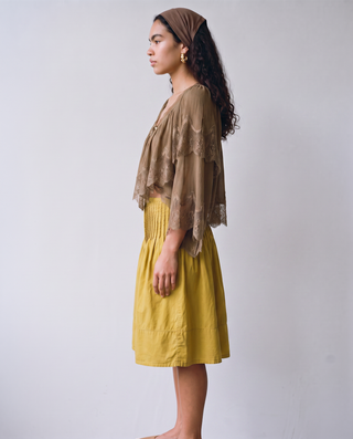 Beatrix Pintuck Balloon Skirt