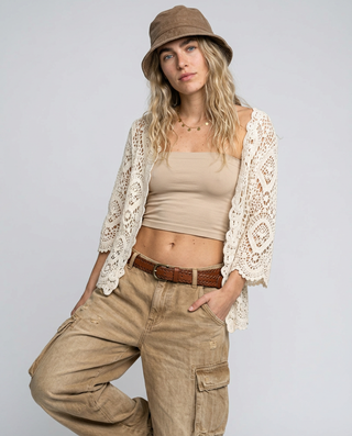 Analay Crochet Lace Cardigan
