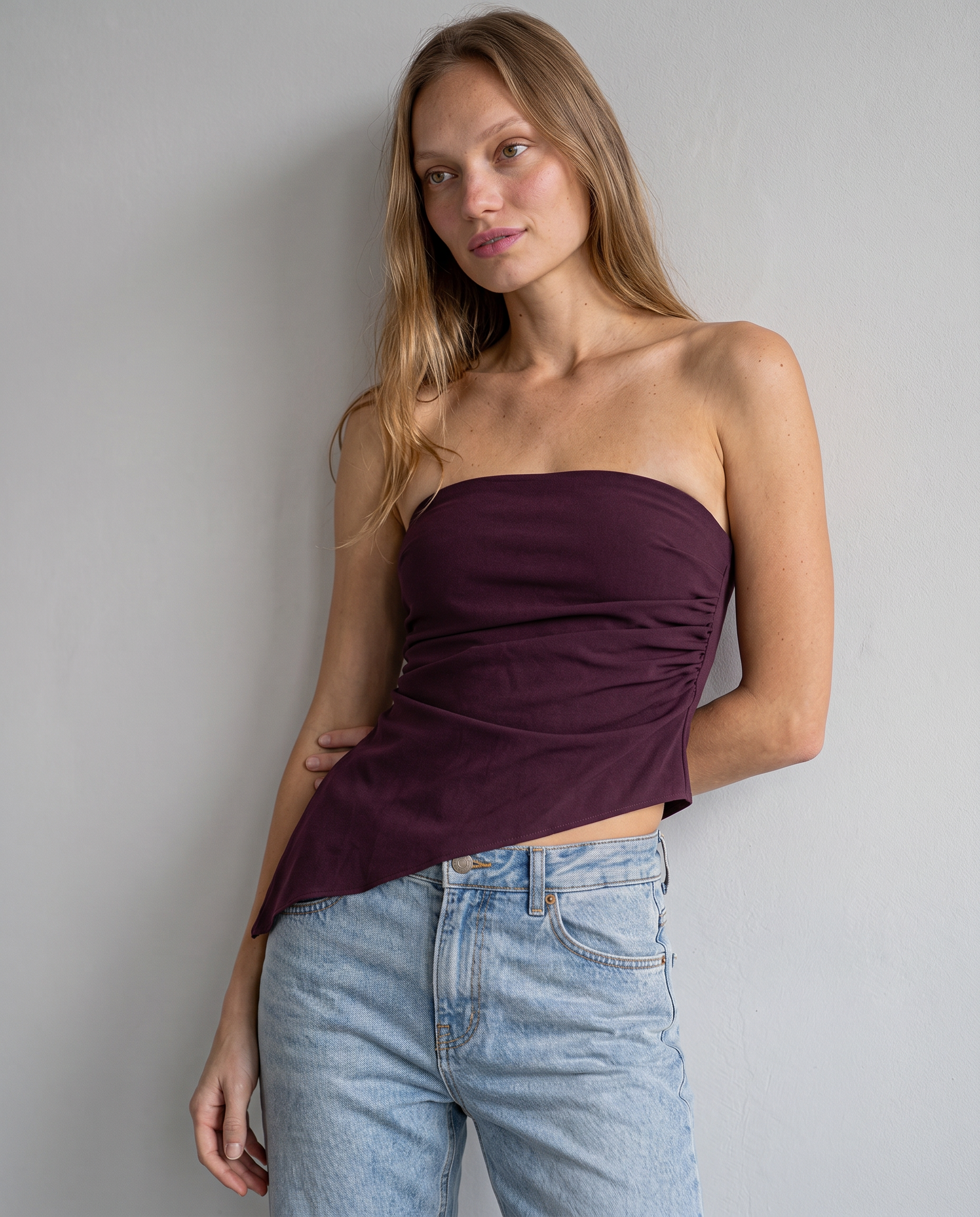 Vesper Asymmetric Tube Top