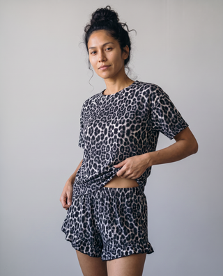 Talon Leopard Print Lounge Set