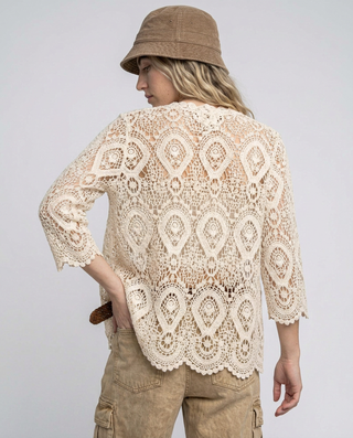 Analay Crochet Lace Cardigan
