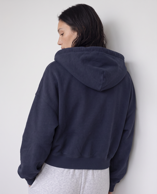Megan Cropped Zip Hoodie