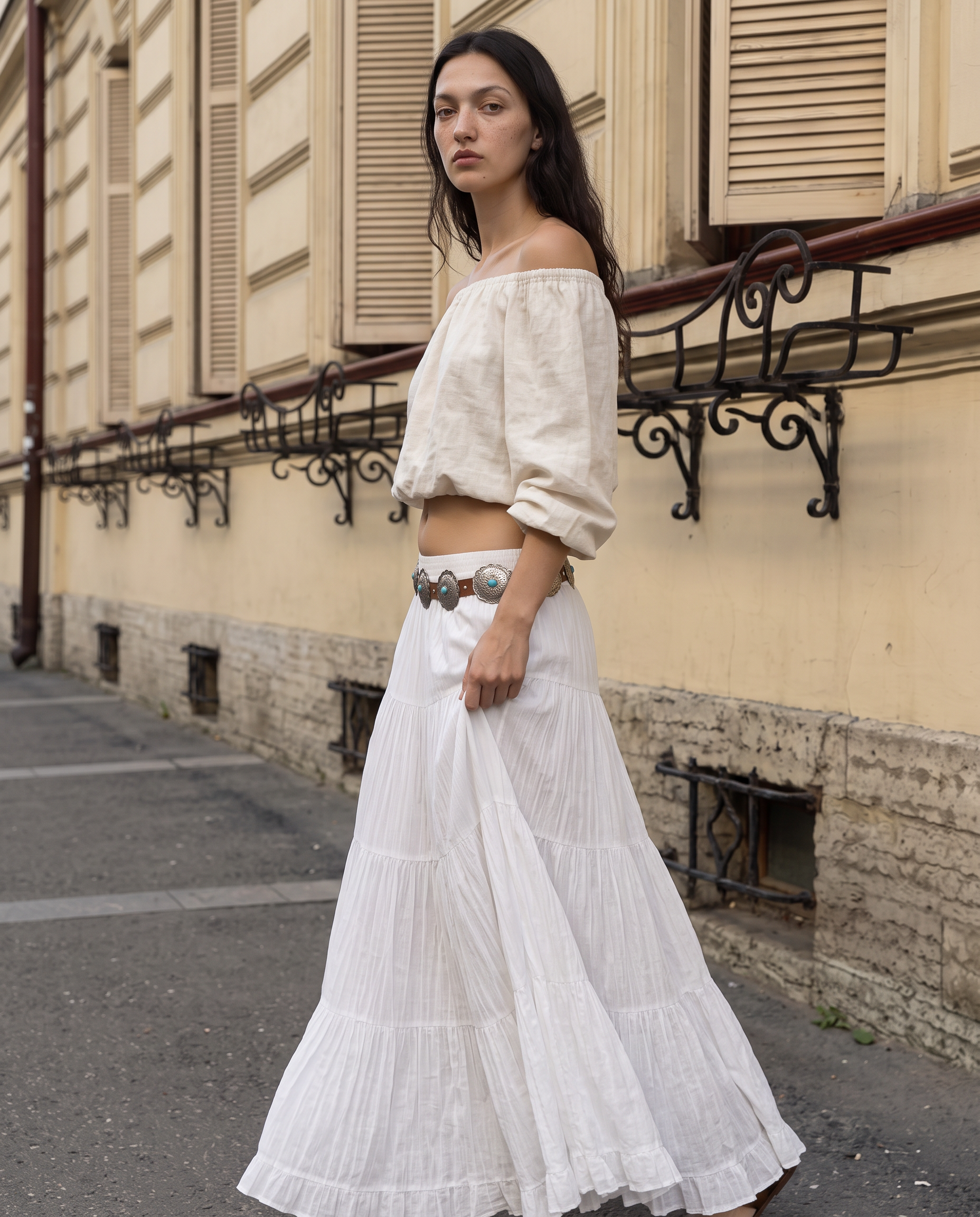 Samantha Tiered Maxi Skirt