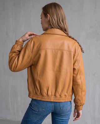Harlow Cropped Moto Jacket