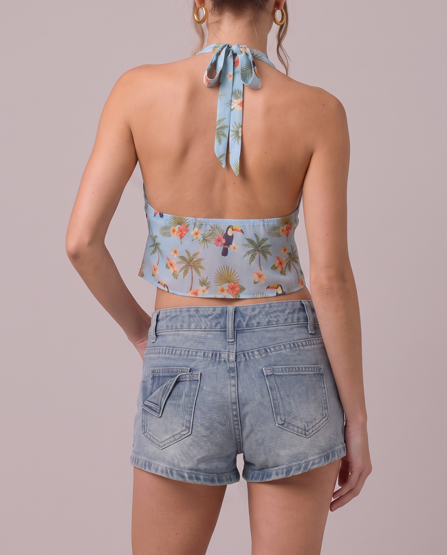 Odile Denim Skort