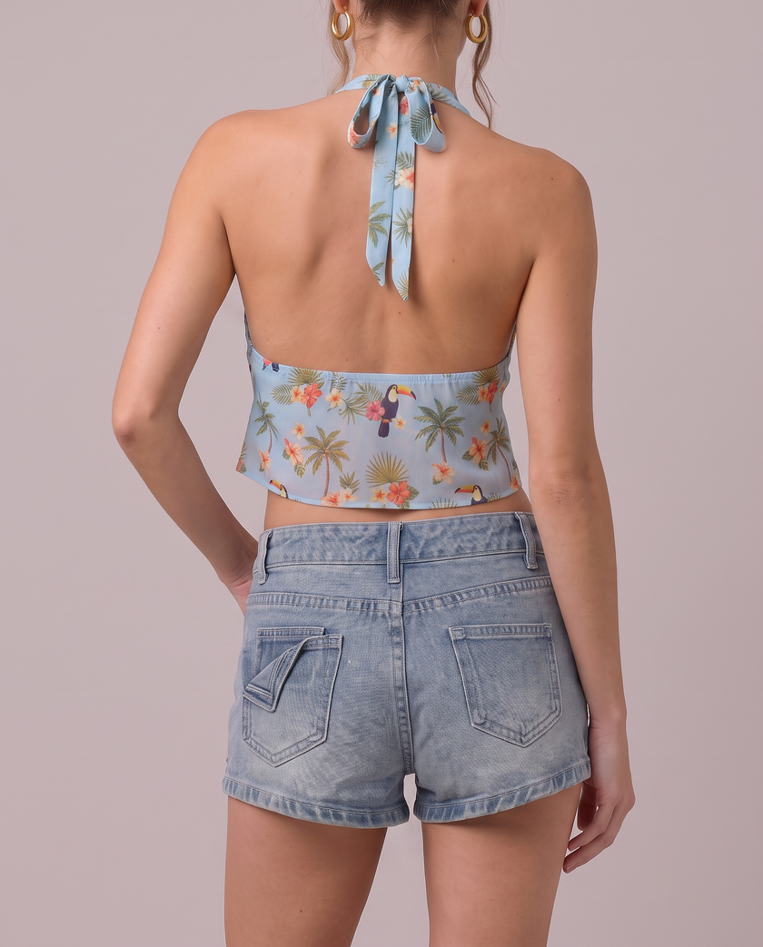 Odile Denim Skort
