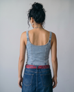 Adalee Denim Corset Top