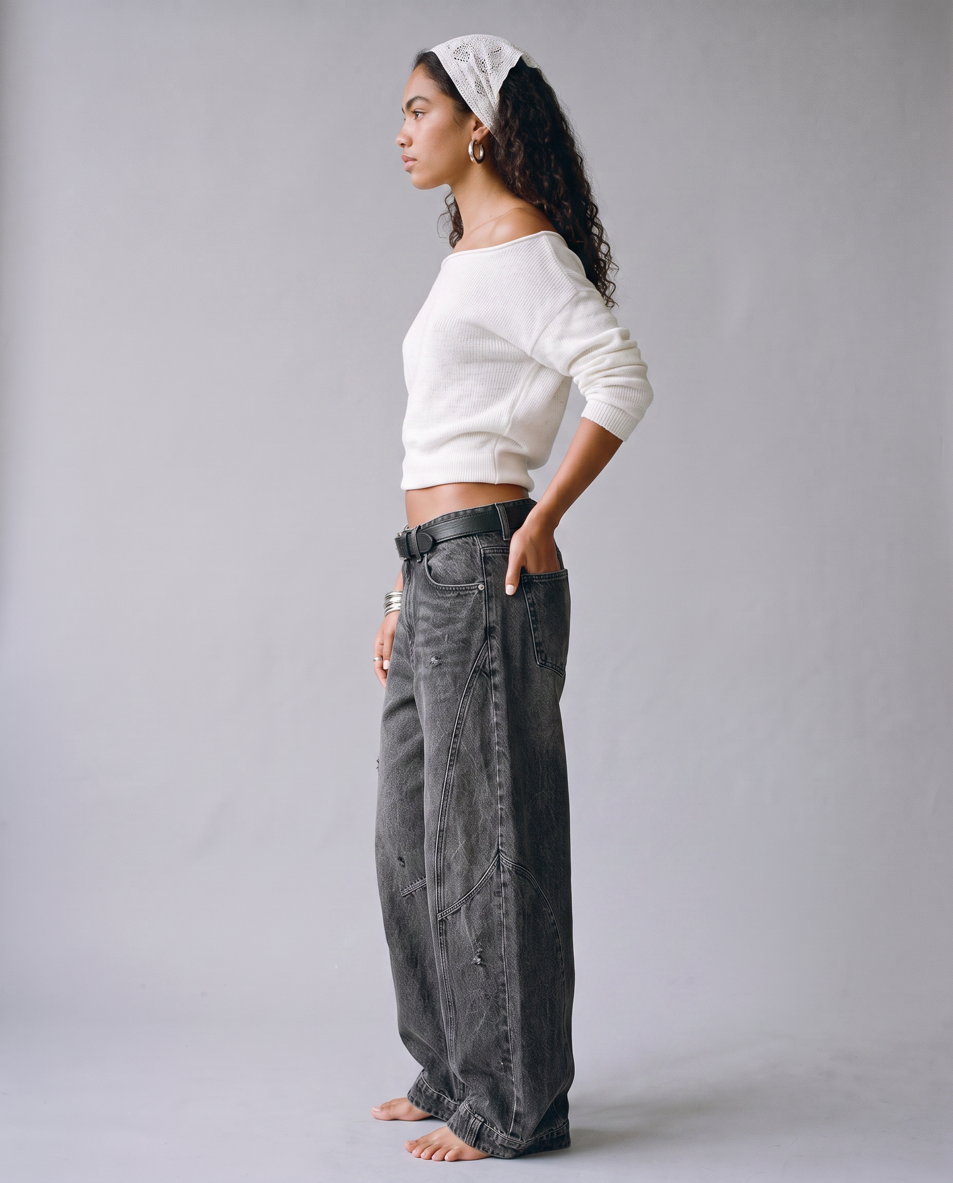 Octavia Denim Barrel Jeans