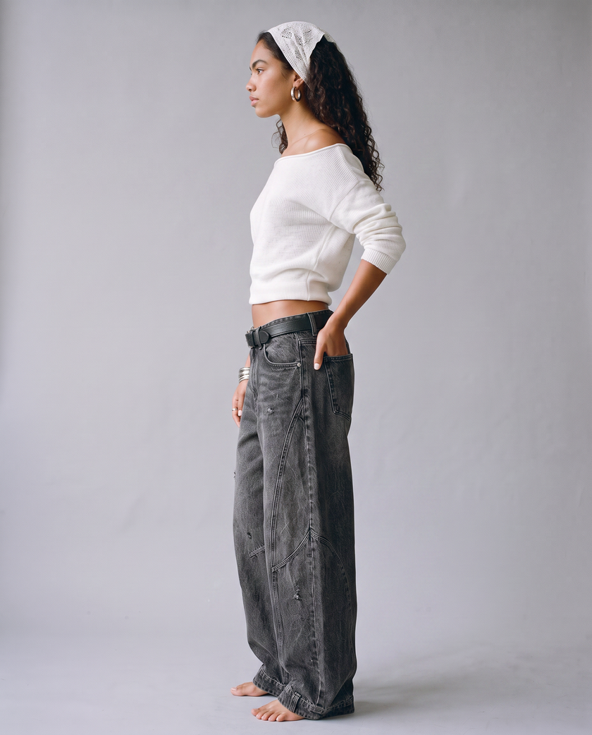 Octavia Denim Barrel Jeans