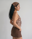 Delphine Floral Halter Top