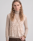 Delphine Lace Vest Blouse
