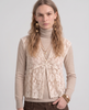Delphine Lace Vest Blouse