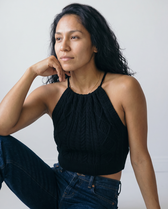 Théa Cable Knit Tank