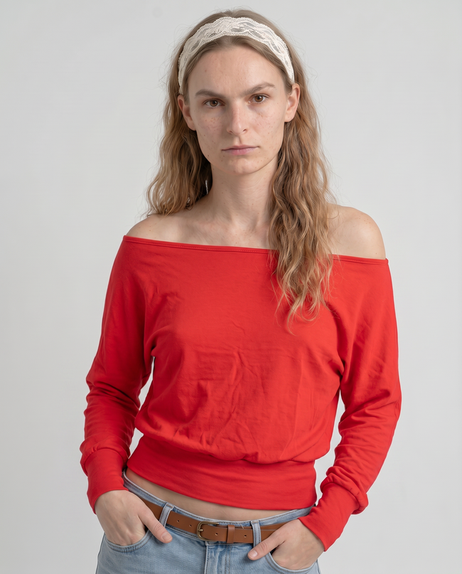 Odalya Off-Shoulder Batwing Top