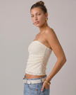Genevra Lace Tube Top