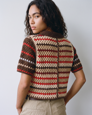 Adobera Granny Square Crochet Top