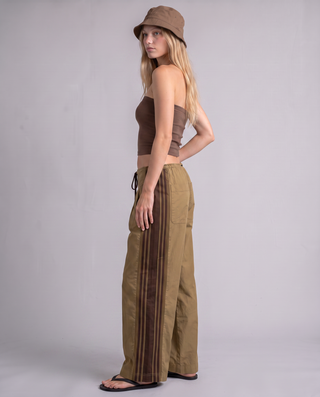 Sabine Low-Rise Drawstring Wide-Leg Trousers