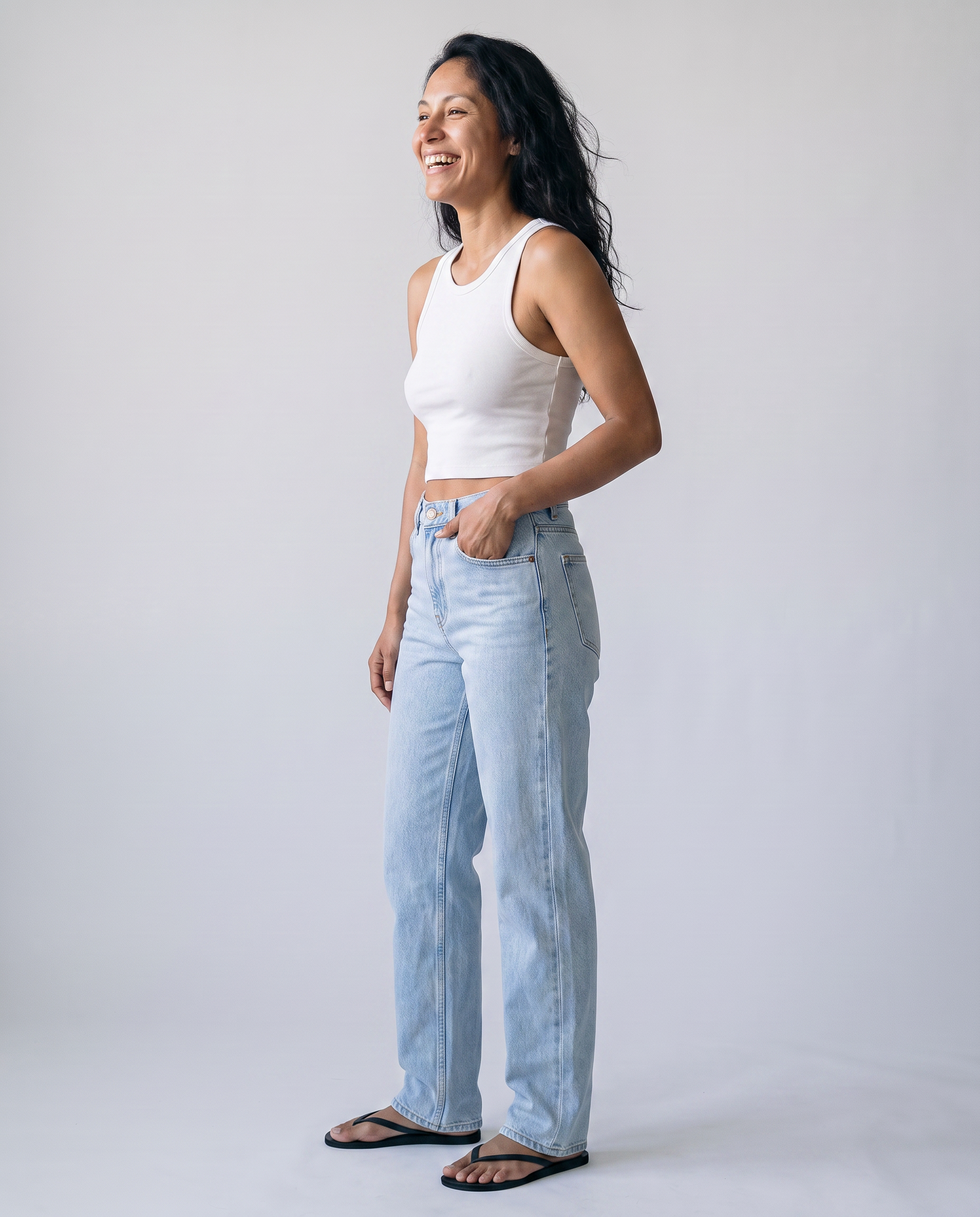 Clementine Straight-Leg Denim Jeans