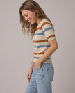 Poppy Striped Knit Tee