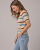 Poppy Striped Knit Tee