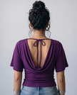 Scarlett Cowl Back Top
