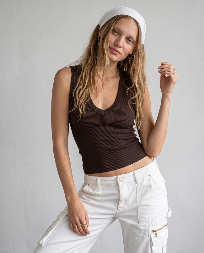 Simone V-Neck Tank