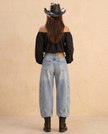 Vivienne Barrel Denim Jeans