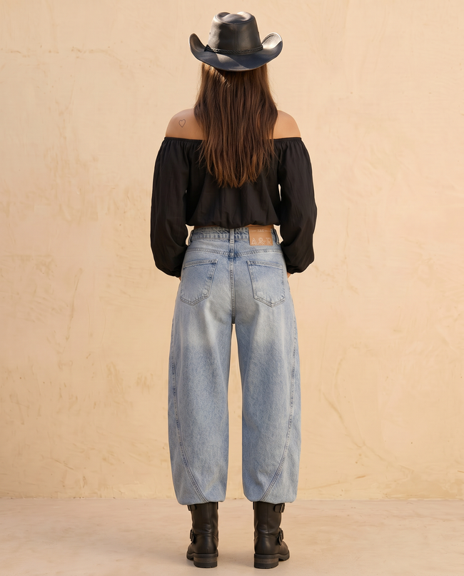 Vivienne Barrel Denim Jeans