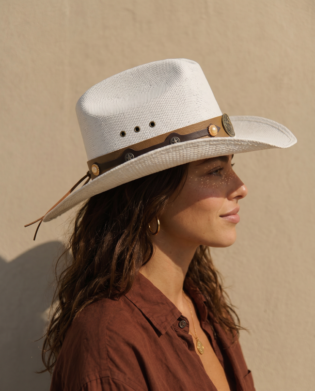 The Concho Straw Cowboy Hat