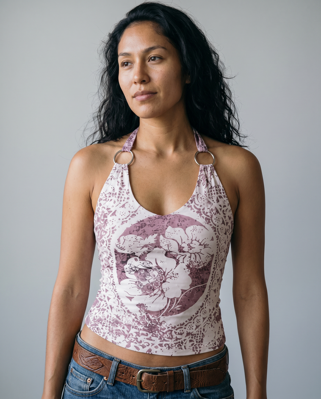 Rosalie Floral Halter Top