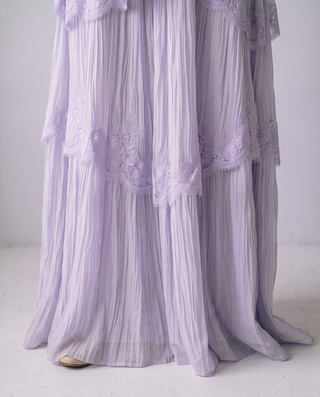 Willodean Lace Tiered Maxi Dress