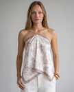 Marceline Scarf Halter Top