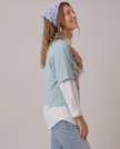 Loretta Embroidered Boxy Blouse