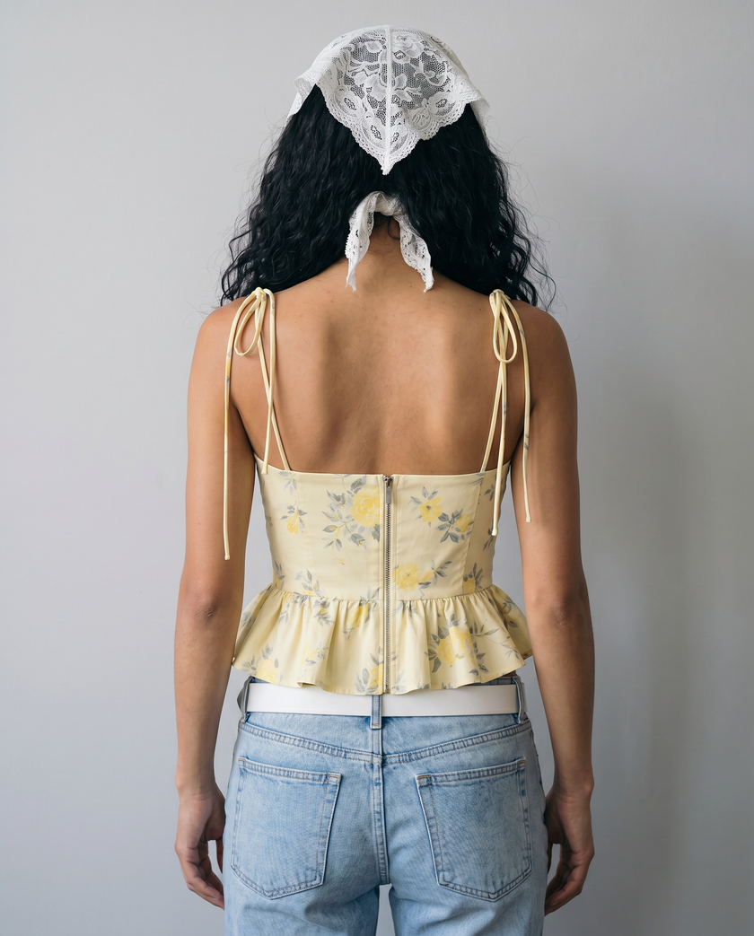 Marielle Floral Bustier Top