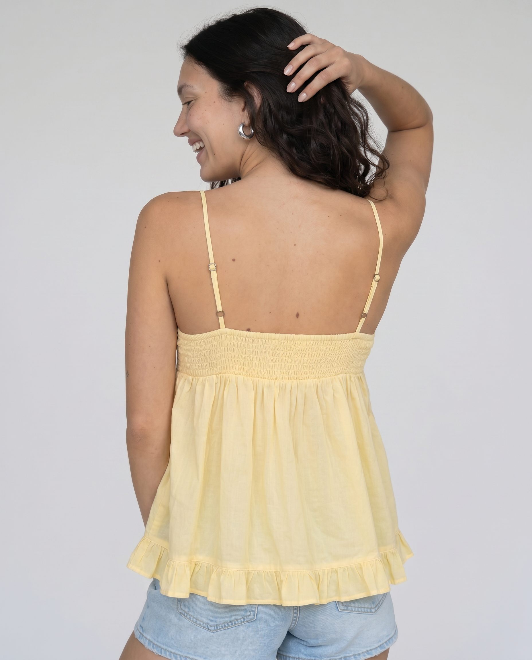 Josephine Ruffle Cami Top