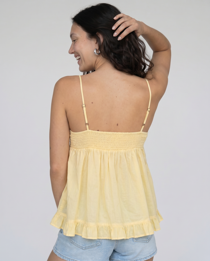 Josephine Ruffle Cami Top