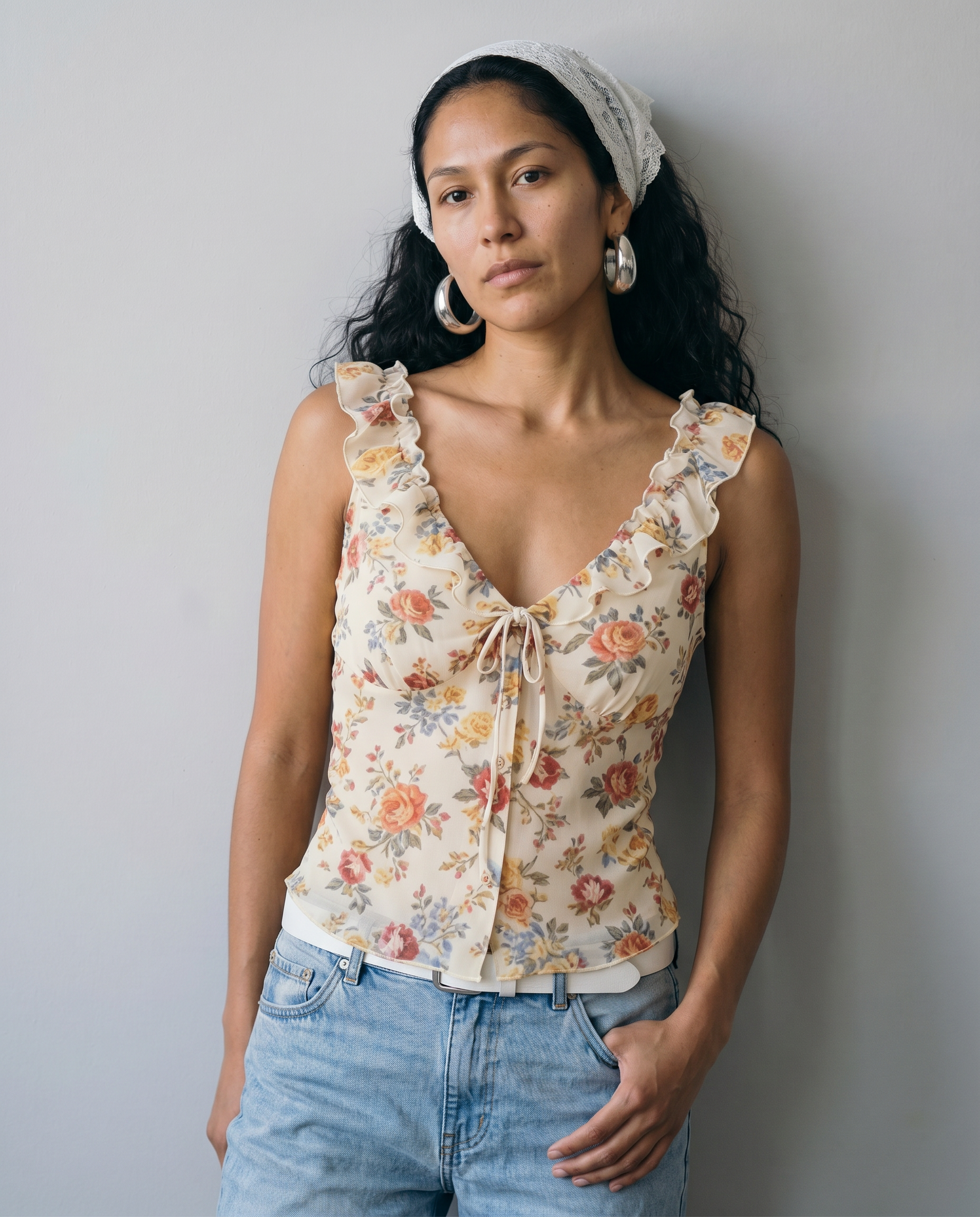 Beatrix Ruffle Floral Top