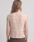 Delphine Lace Vest Blouse