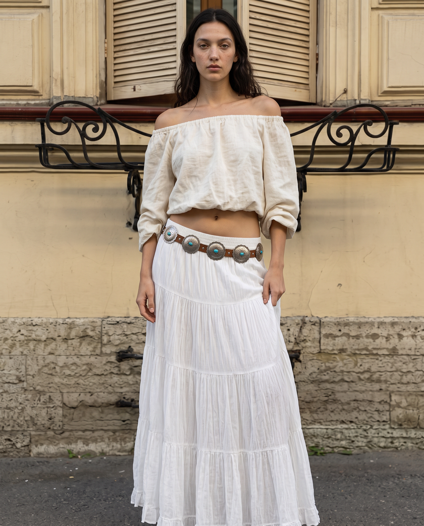 Samantha Tiered Maxi Skirt
