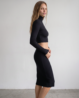 Odessa Turtleneck Crop Top