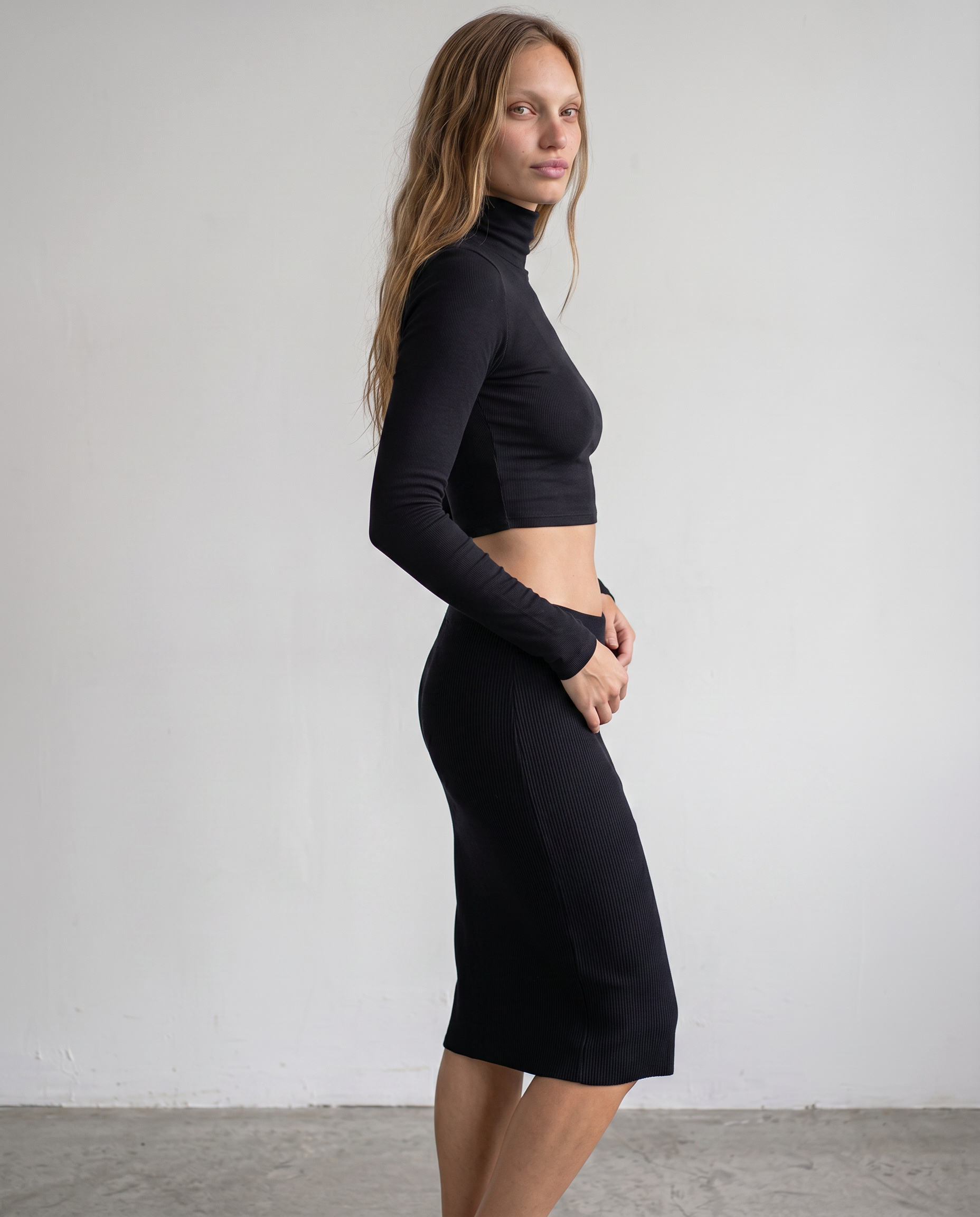 Odessa Turtleneck Crop Top