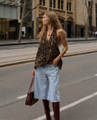 Genevieve Leopard Vest Top