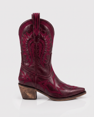 Valentina Cruz Sunburst Embroidered Western Boots