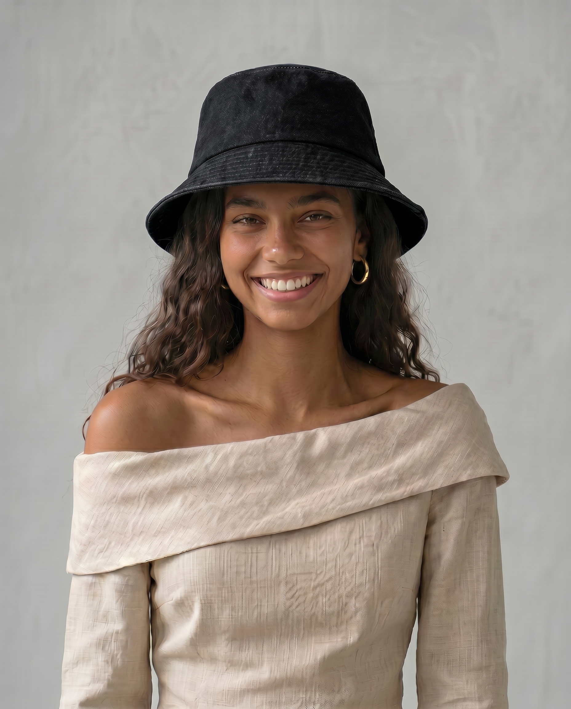 The Clean Denim Bucket Hat