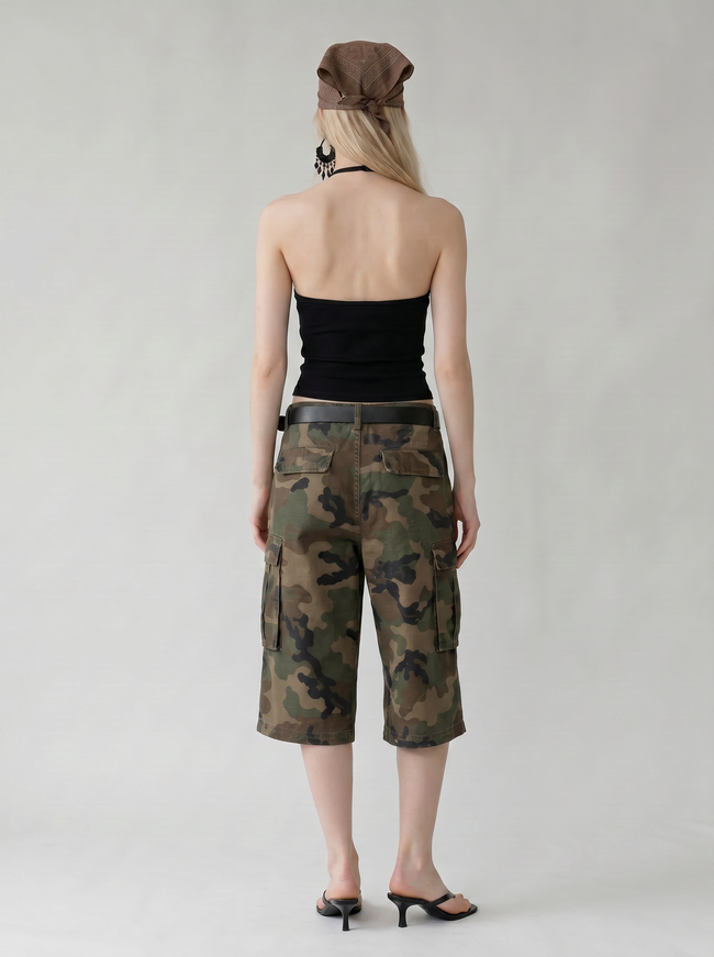 Camilla Camo Cargo Shorts