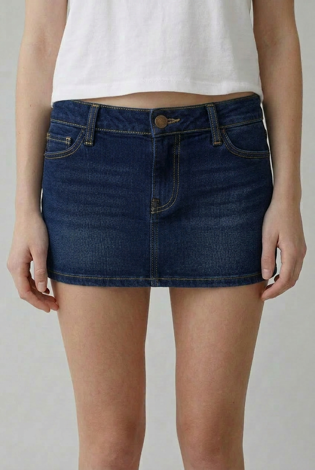 Faye Denim Mini Skirt