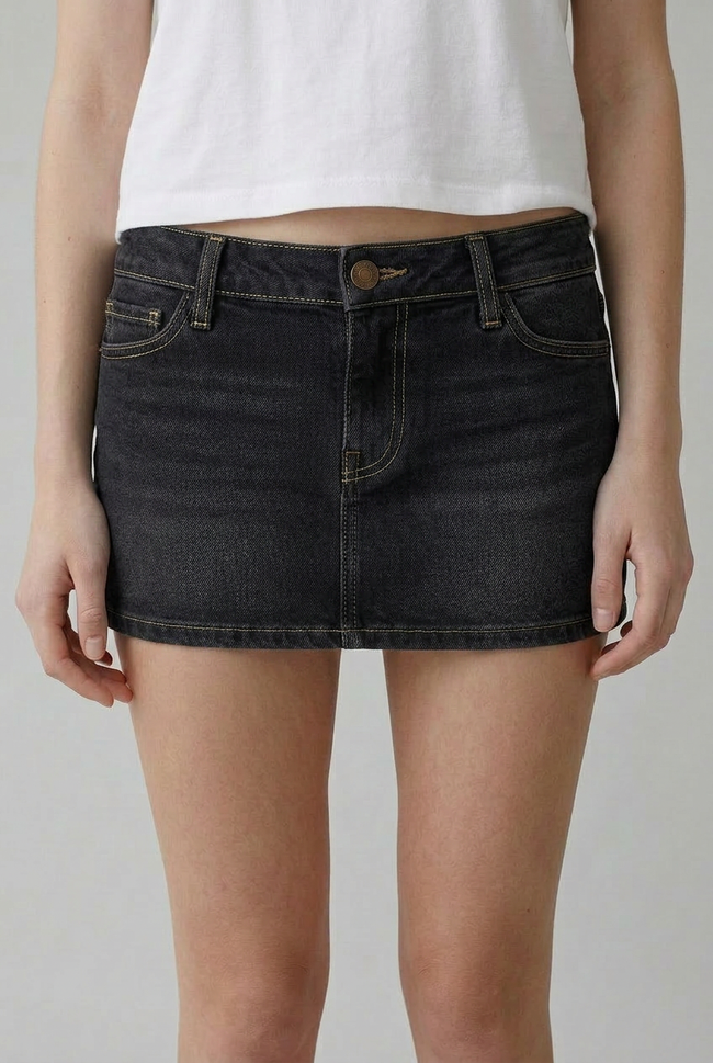 Faye Denim Mini Skirt