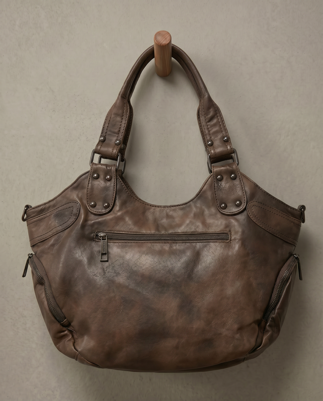 The Angel Kiss Gunmetal & Grit Bag